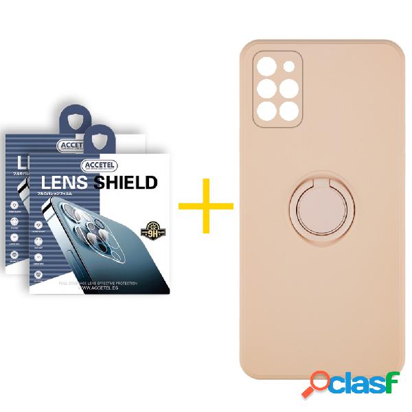 Pack 2 X Protector de Cámara trasera + Funda ACCETEL para