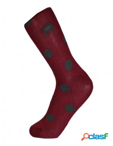 Pack 3 Calcetines Unisex Transpirables Lunares Gris Oscuro