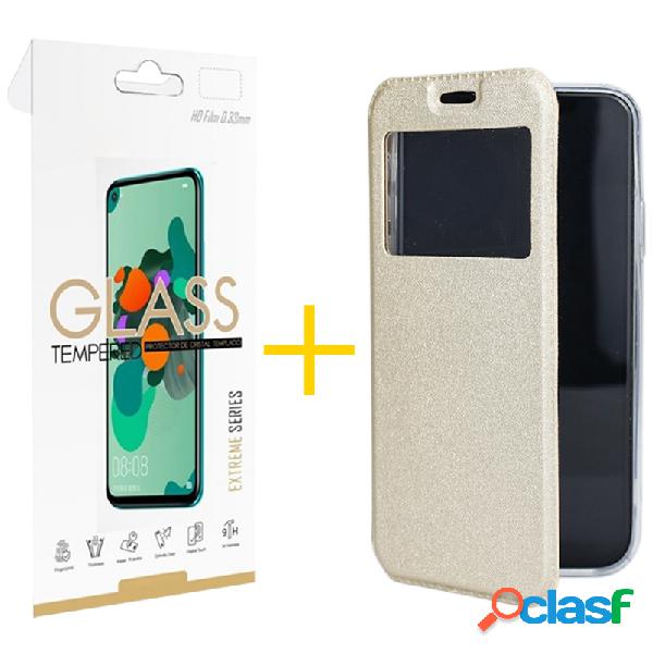 Pack Carcasa + Protector de Pantalla Cristal Templado para