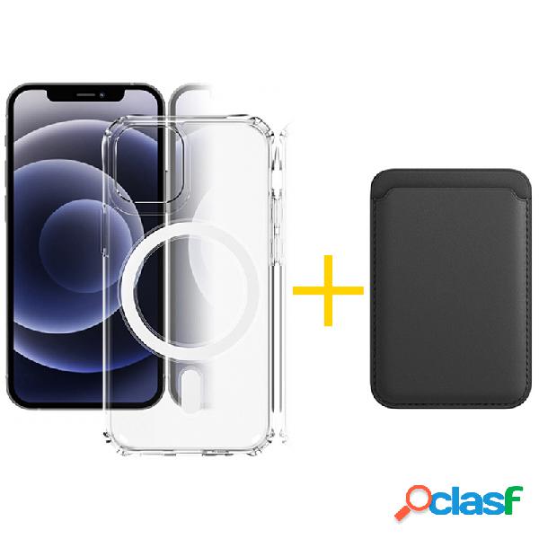 Pack Funda SKYHE Compatible con Magsafe + Tarjetero para