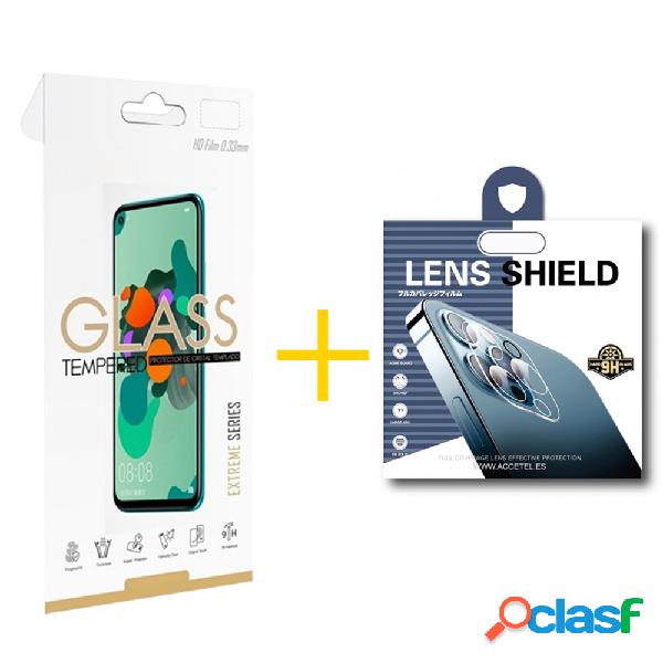 Pack Película 2.5D + Película de Cámara Trasera SKYHE por