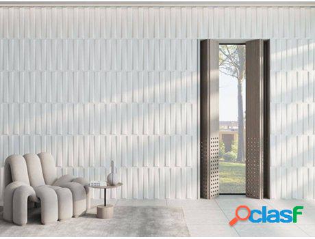 Panel de Pared VENTA-UNICA 3D Strait (Blanco - 50x50x2 cm)