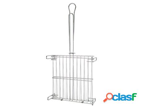 Parrilla barbacoa doble 45x45 cm.