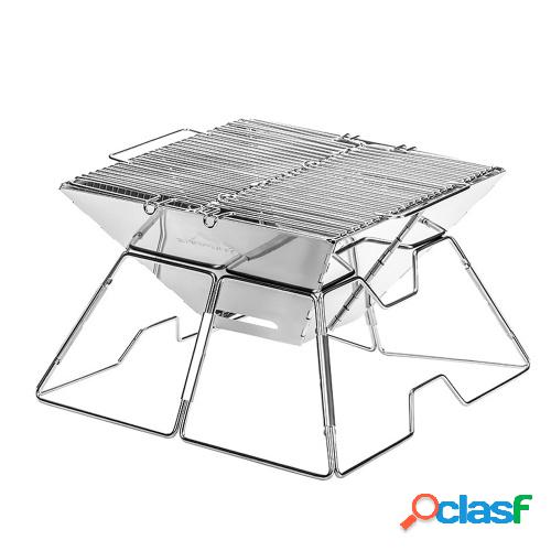 Parrilla de acero inoxidable para exteriores CAMPOUT