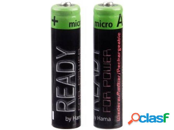 Pilas HAMA Ready4Power NiMH 2xAAA 1Ah