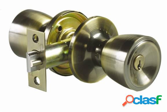 Pomo Puerta Entrada Picaporte Unificado Copa 60/70Mm Laton