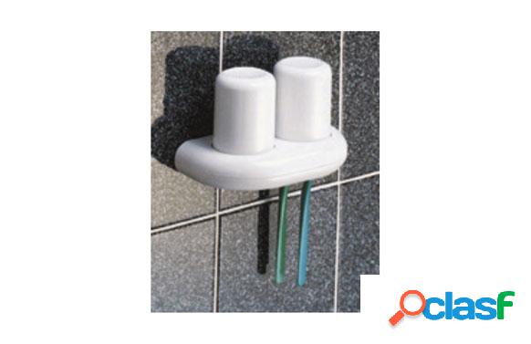 Portavasos doble para el baño de pared Coram Serie Nova en