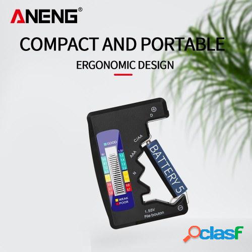 Probador de batería ANENG con pantalla LCD de índice de