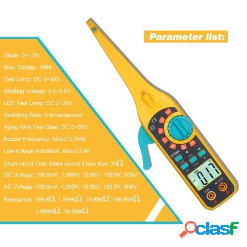 Probador de circuito de automóvil multifuncional