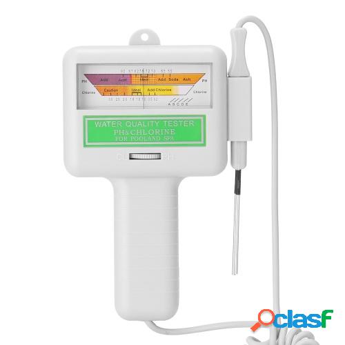 Probador de medidor de cloro PH 2 en 1 PC-101 Tester de pH