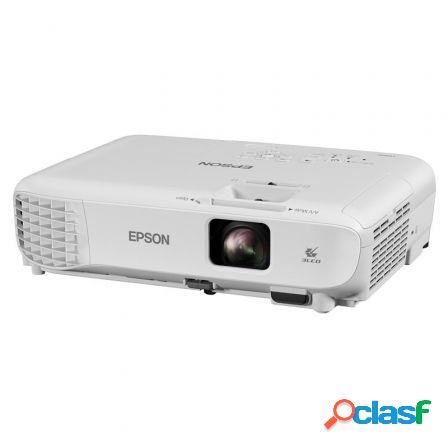 Proyector epson eb-w06/ 3700 lumenes/ wxga/ hdmi-vga/ blanco