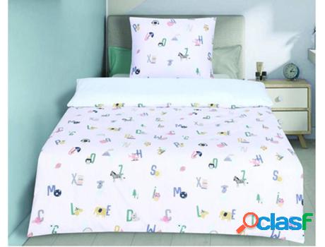 Ropa de Cama OZAIA Lettra (Blanco - Tejido - 140x200 cm)