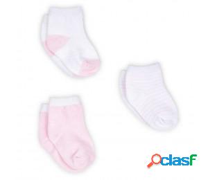 Set calcetines bebé rosa