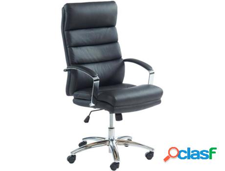 Silla de Escritorio Operativa VENTA-UNICA Buggy Negro (Cuero