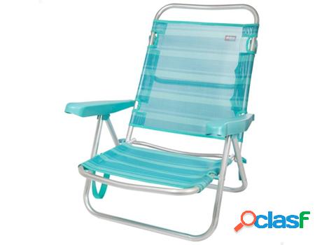 Silla de Playa AKTIVE 53962 Azul (108x60x78cm)
