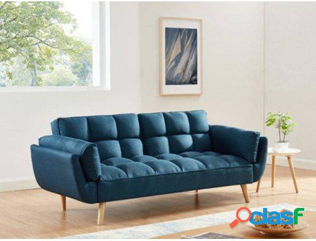 Sofá Cama VENTA-UNICA Loeline (Azul - Tejido - 82x215x81