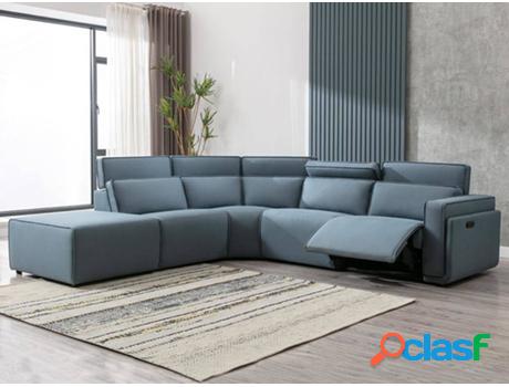 Sofá VENTA-UNICA Sardis (Tejido - Azul - 80x294x272 cm)