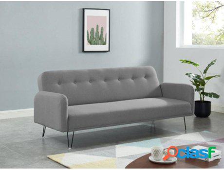 Sofá VENTA-UNICA Tess (Gris - Tejido - 80x200x82 cm)