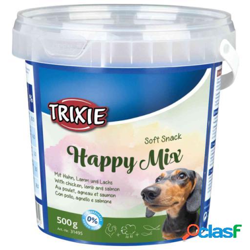 Soft Snack Happy Mix Pollo, Cordero y Salmón 500 GR Trixie