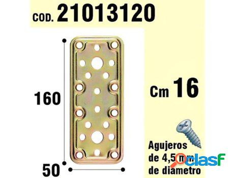 Soporte para madera placa bicromatada 50x160 mm.