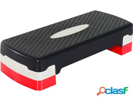 Step HOMCOM A90-076RD (Gris - 68x29cm - Hasta 150kg)