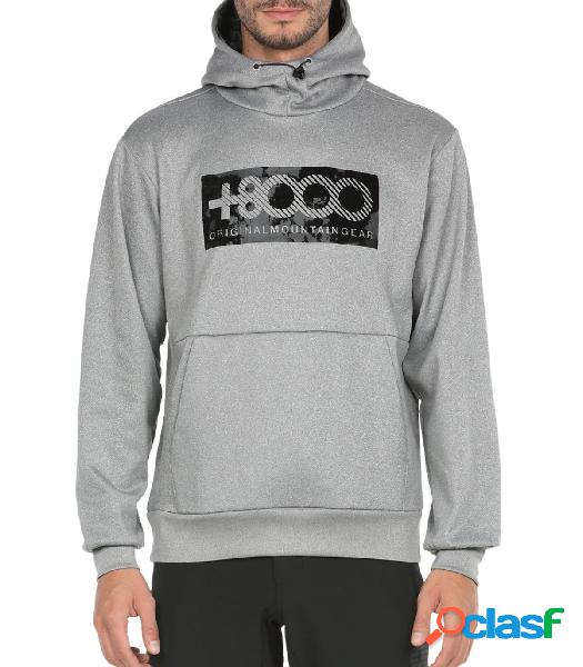 Sudadera +8000 Naval 151 Hombre Gris Medio Vigoré M