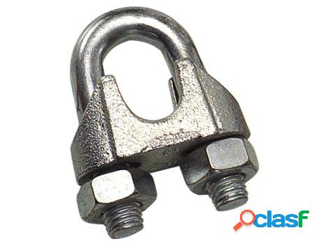 Sujetacables galvanizado 10 mm. 3/8 uso domestico