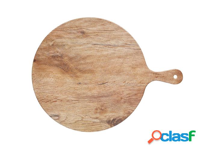 Tabla Redonda de Servir Efecto Madera KITCHEN CRAFT