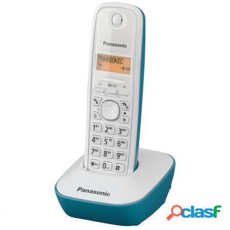 Telefono inalambrico panasonic kx-tg1611/ blanco/ azul