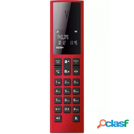 Telefono inalambrico philips linea v m3501r/23 v2/ rojo