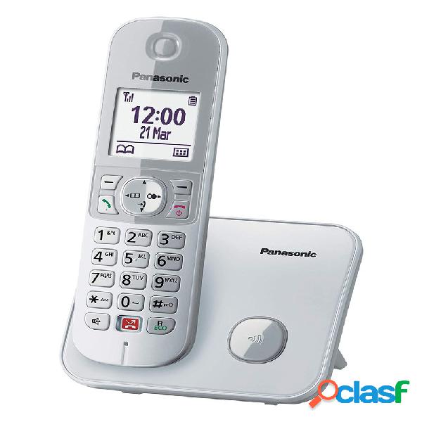 Teléfono PANASONIC KX-TG6851SPS Plata