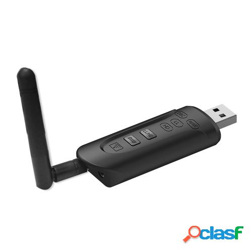 Transmisor de audio USB BT 5.0 con soporte de antena externa