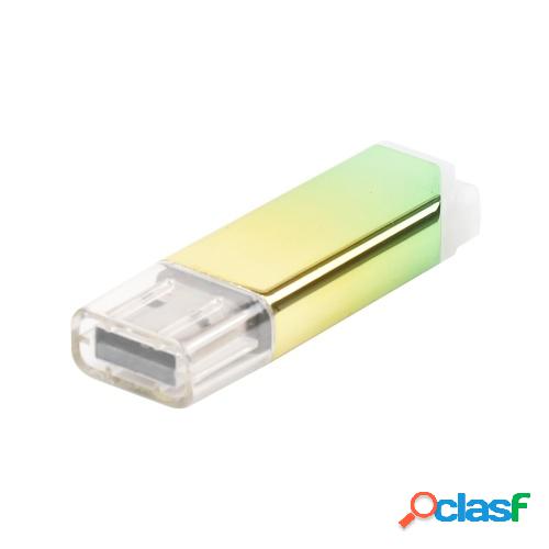 USB3.0 Disco flash USB Carcasa de metal Luz de respiración