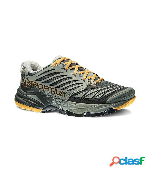Zapatillas La Sportiva Akasha Mujer Gris Papaya 37.5