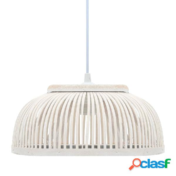 vidaXL Lámpara colgante de bambú 40 W 30x12 cm