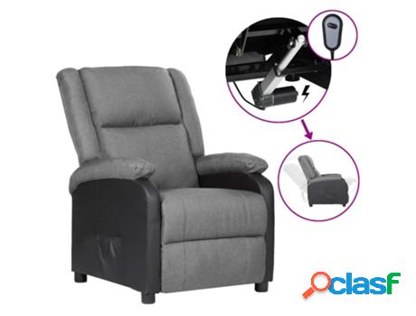 vidaXL Sillón reclinable TV eléctrico cuero sintético