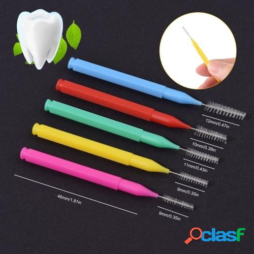 100 piezas cepillos interdentales hilo Dental palillo de
