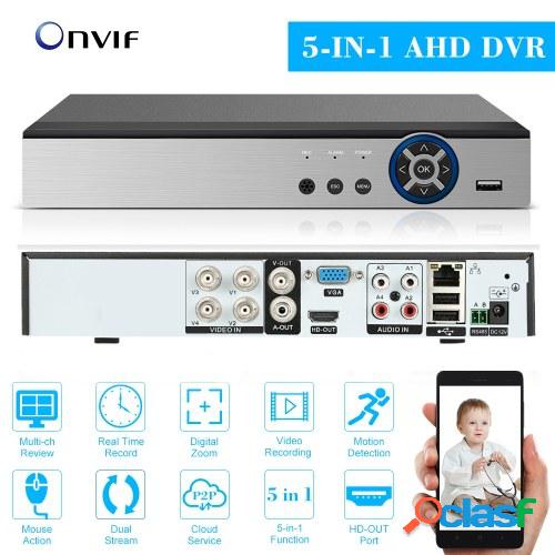 4CH 1080P Híbrido de alta definición completo AHD / ONVIF