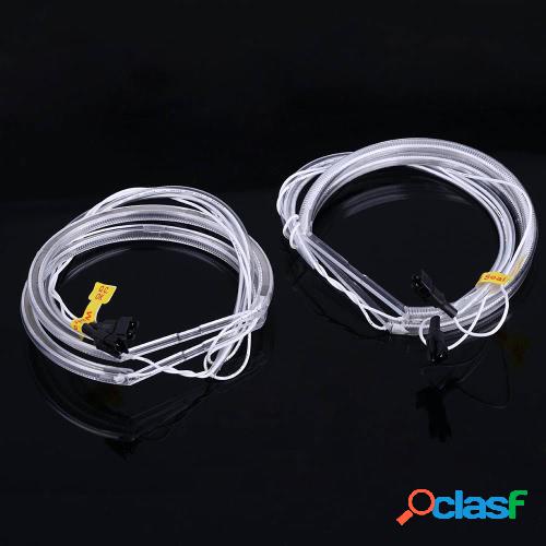 4PCS 131MM + 146MM Reflector CCFL Angel Eye Rings 6000K Kit