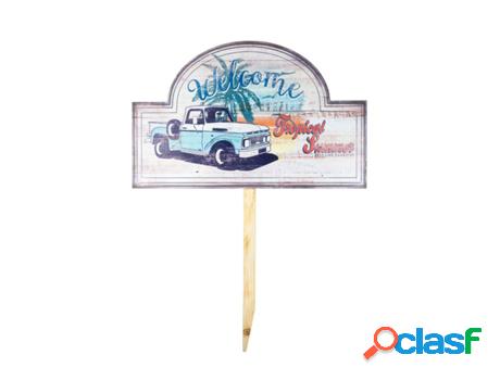 Adorno Surf Adorno Pared Placas De Madera Colección Surf