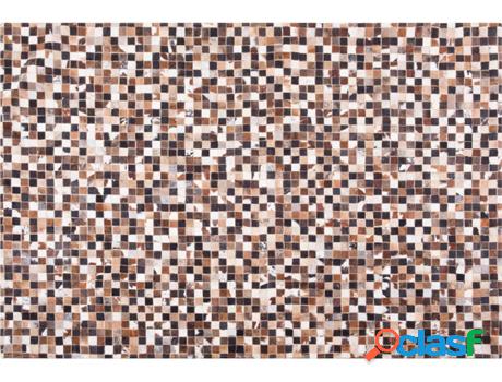 Alfombra Konya (Multicolor - Piel Genuina -160x230x1 cm)