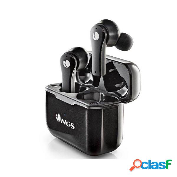 Auriculares Bluetooth NGS Ártica Bloom con estuche de