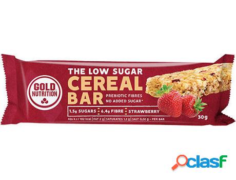 Barra GOLDNUTRITION Low Sugar Cereal Strawberry (30 gr)