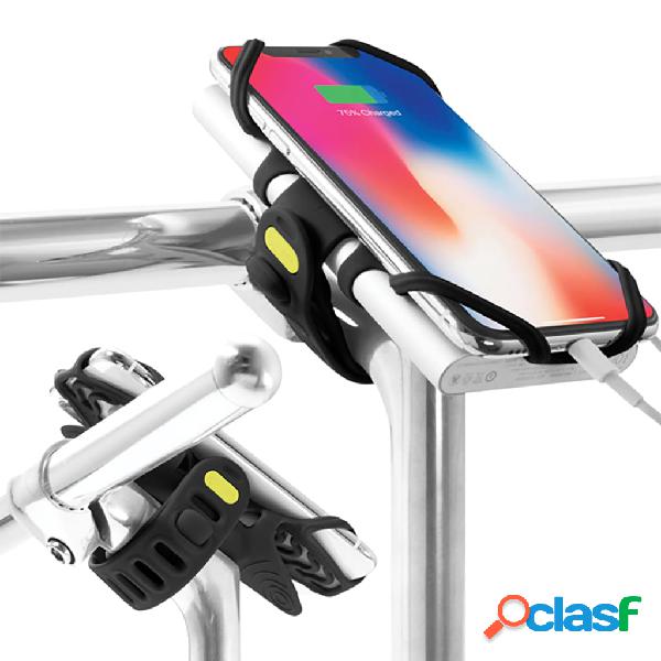 BoneCollection Soporte para smartphone 2 en 1 Bike Tie Pro