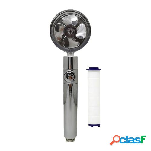 Cabezal de ducha de mano con ventilador turbo Interruptor de