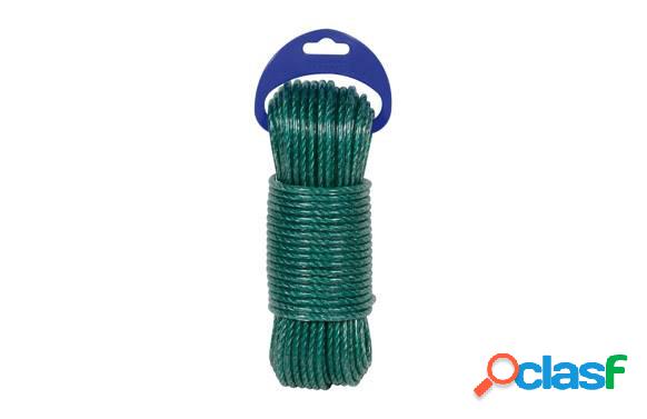 Cable Acero Plastificado Diam. 3,5Mm Kylate 20 Mt Verde