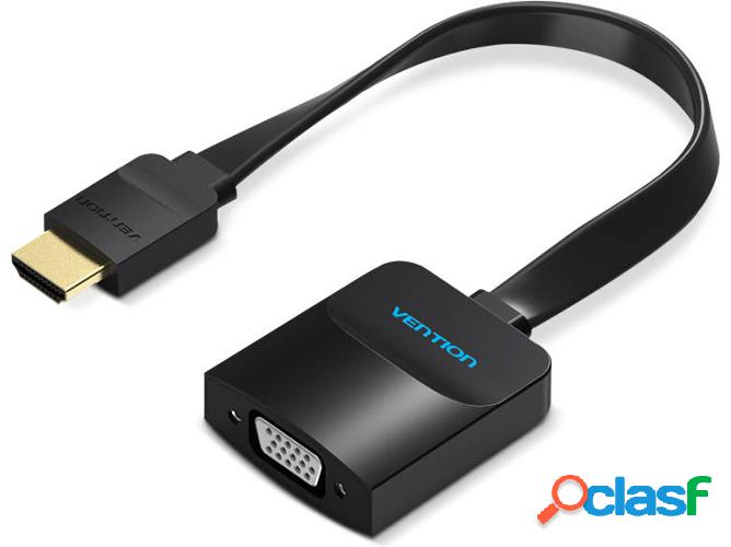 Cable VENTION Flat Adaptador convertidor HDMI para VGA con