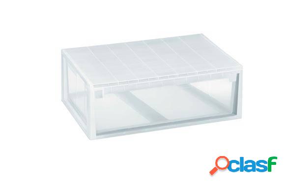 Cajon Multiusos Light Drawer Transparente 36 Litros