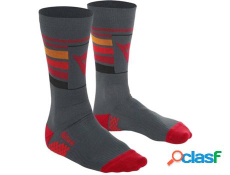 Calcetines DAINESE Calcetine Hallerbo Gri Rojo