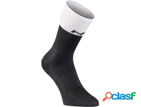 Calcetines NORTHWAVE Calcetine Work Ride More -Blanco Negro